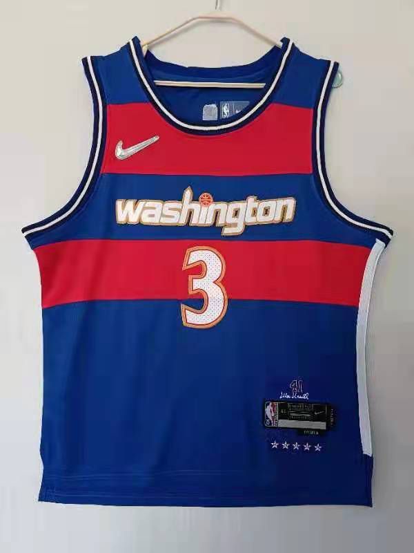 Men Washington Wizards 3 Beal Blue 2022 City Edition Nike NBA Jersey